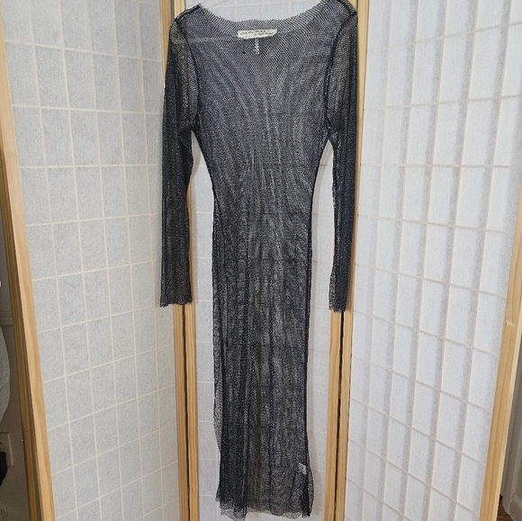 NEW Free People x Jen's Pirate Booty Remi Maxi Tee Shimmer - Picture 6 of 8